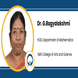 SMS College of Arts and Science, HOD, Department of Mathematics: Dr. G.Bagyalakshmi Interview